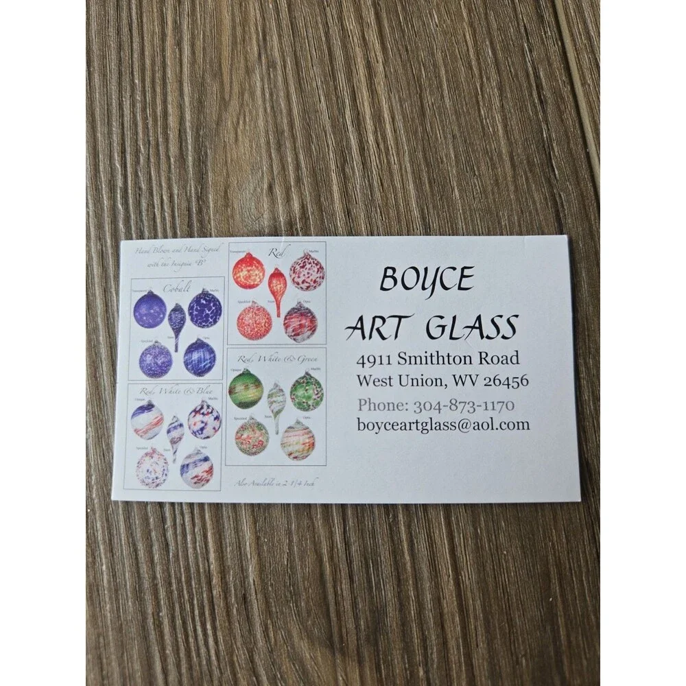 Boyce Art Glass boyce art